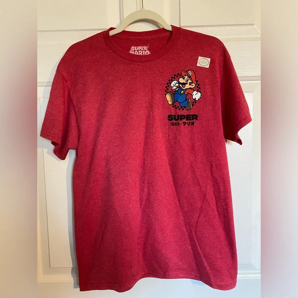 Nintendo Other - Nintendo Super Mario Red Graphic Short Sleeve T-shirt